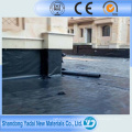 Hoja de plástico HDPE negro Hoja de revestimiento de geomembrana / revestimiento de geomembrana de LDPE y revestimiento de estanque